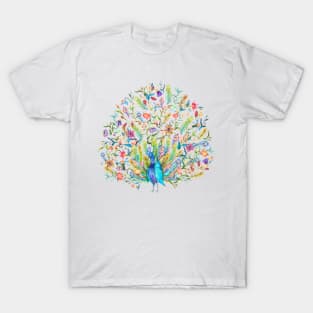 Colorful Peacock T-Shirt